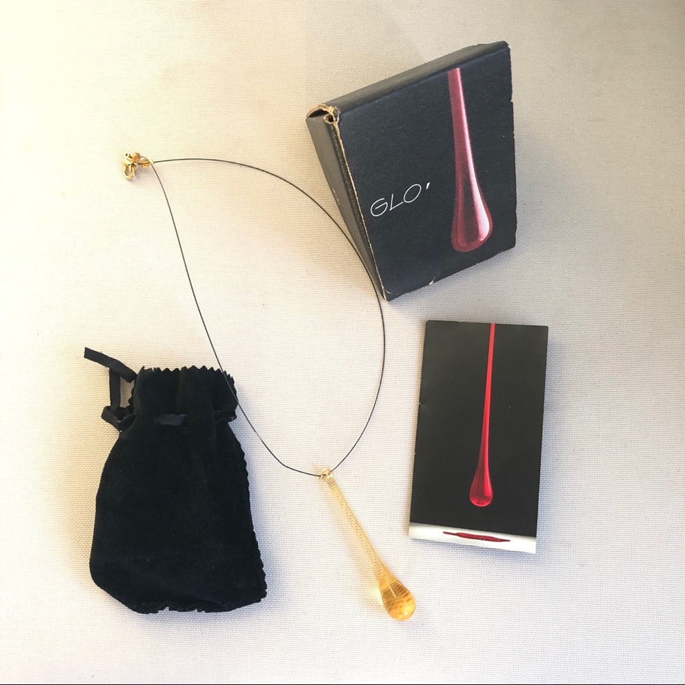 Leucos Glo’ Bijoux glass pendant necklace